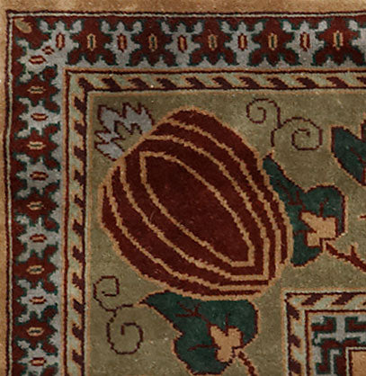 Oak Park Border -  Wool Area Rugs.