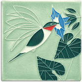 Little Sipper Charley Harper Hummingbird Tile - 6" x 6"