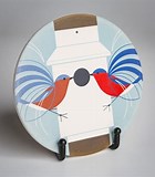 Charley Harper Home Coming Trivet